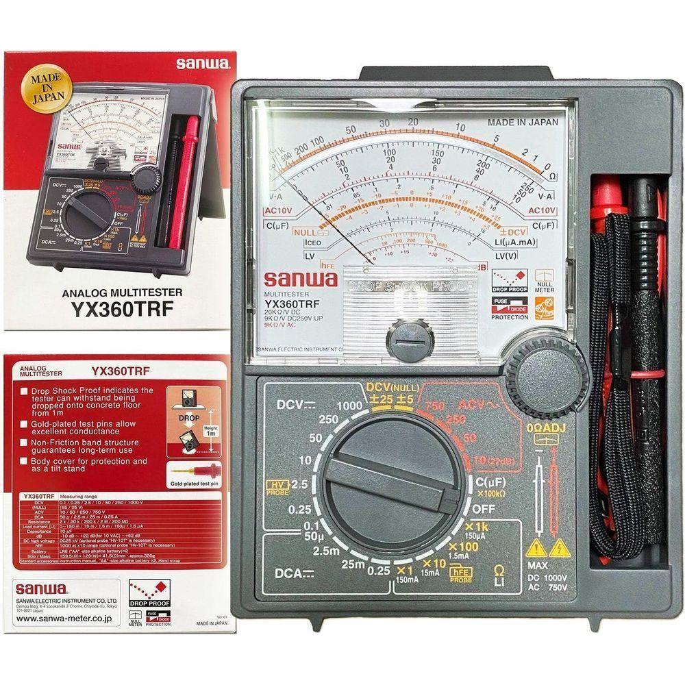 Sanwa YX360TRF Analog Multi Tester ( Drop Shockproof ) | Sanwa by KHM Megatools Corp. Main image