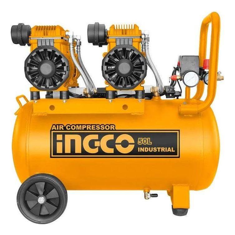 Ingco ACS224501P Air Compressor Oilless X2 1500W 4HP 50L - KHM Megatools Corp. Main image