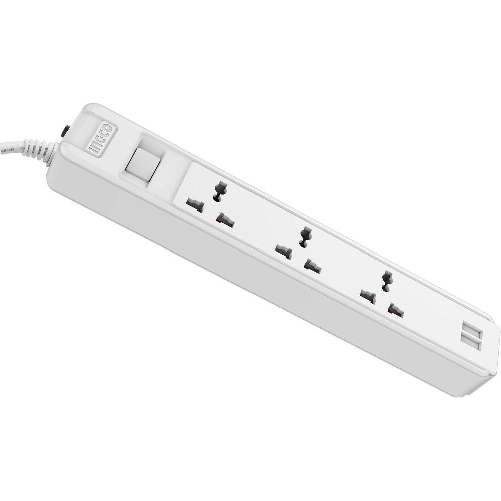 Ingco HES13041VSB Extension Cord Set (2.1A USB) - KHM Megatools Corp. Main image