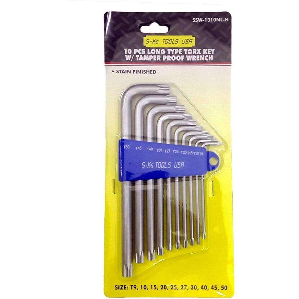 S-Ks(10pcs) Long Type Torx Key with Tamper Proof Wrench | SKS by KHM Megatools Corp. Main image