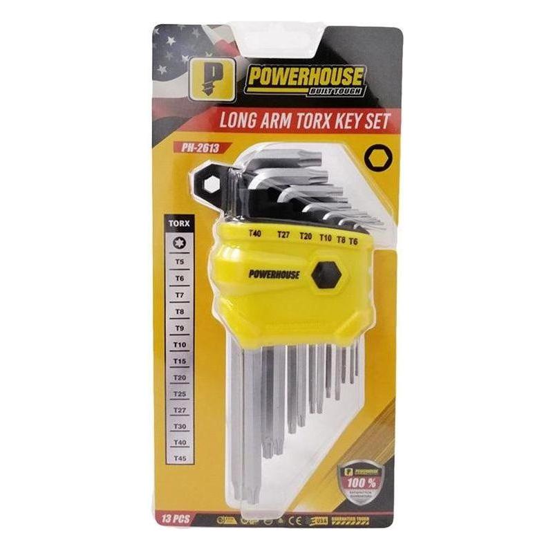Powerhouse PH-2613 Torx Allen Wrench Set - Long Arm | Powerhouse by KHM Megatools Corp. Main image