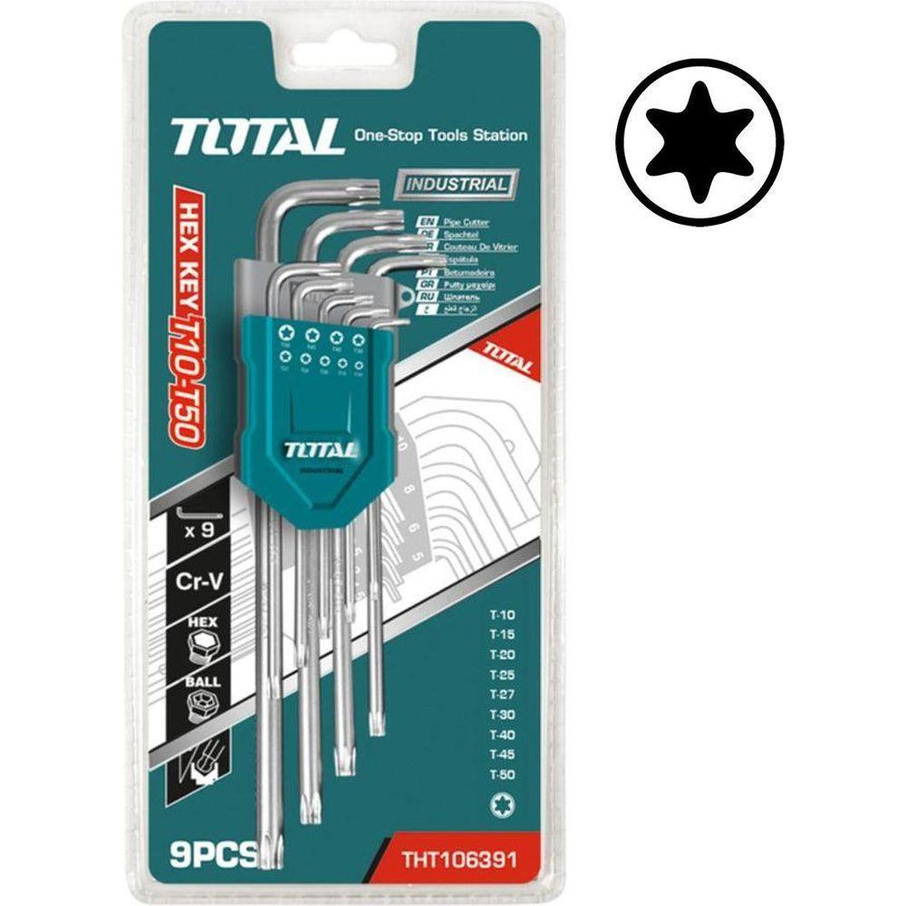 Total THT106392 Torx Allen Key Wrench Set | Total by KHM Megatools Corp. Main image