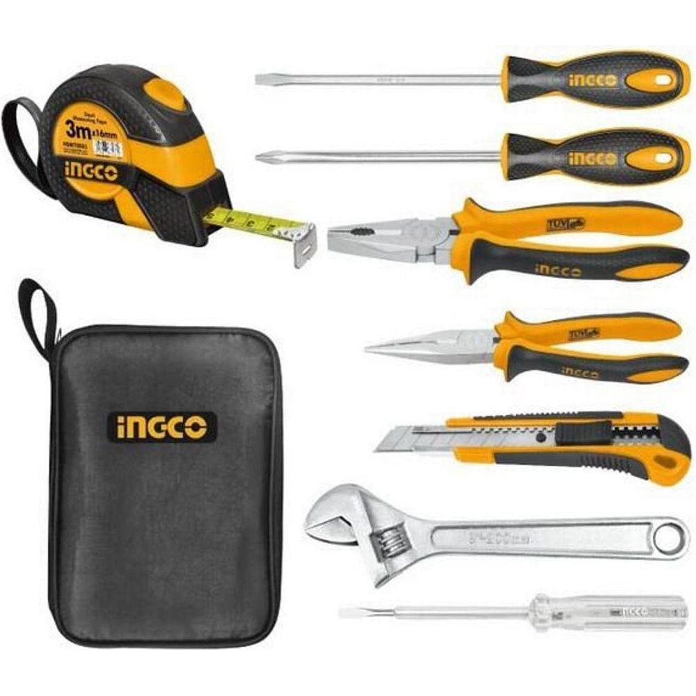 Ingco HKTH10808 8pcs Hand Tools Set - KHM Megatools Corp. Main image