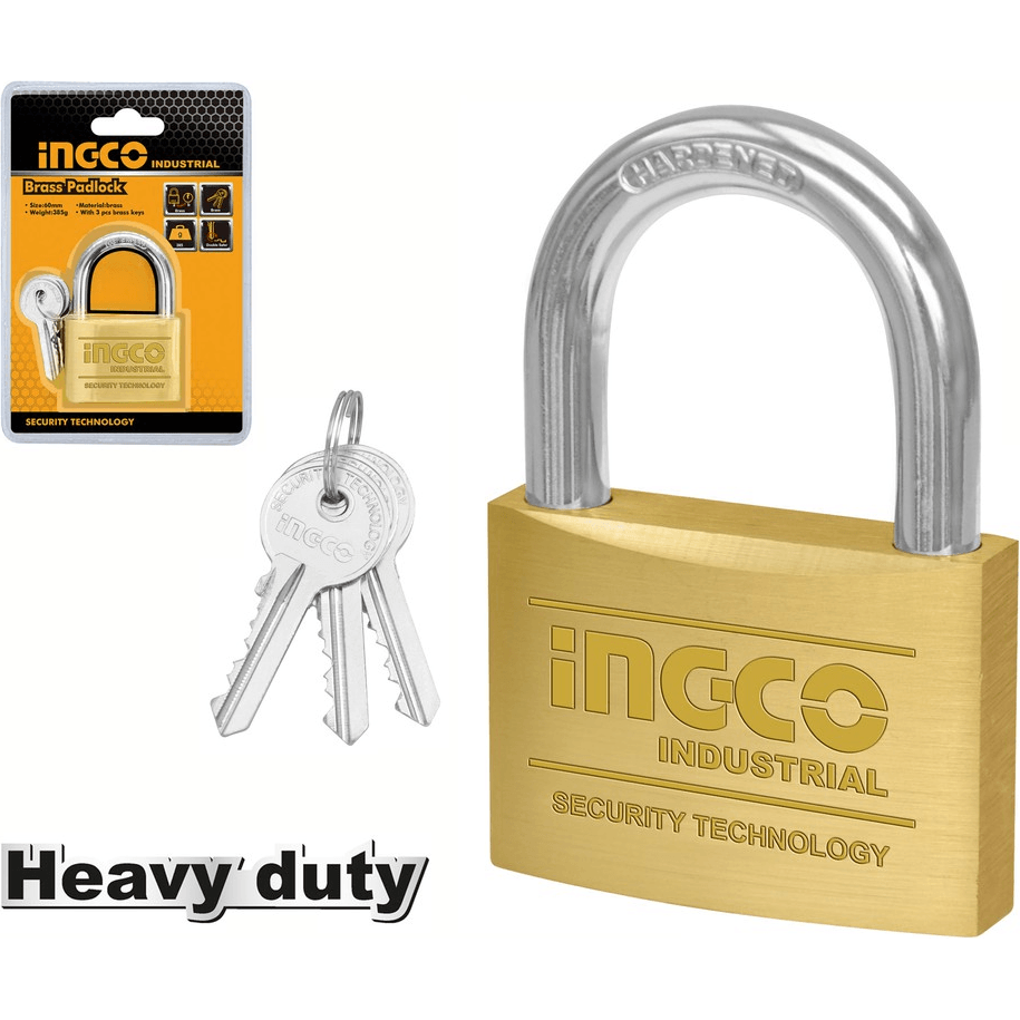 Ingco Brass Padlock - KHM Megatools Corp. Main image