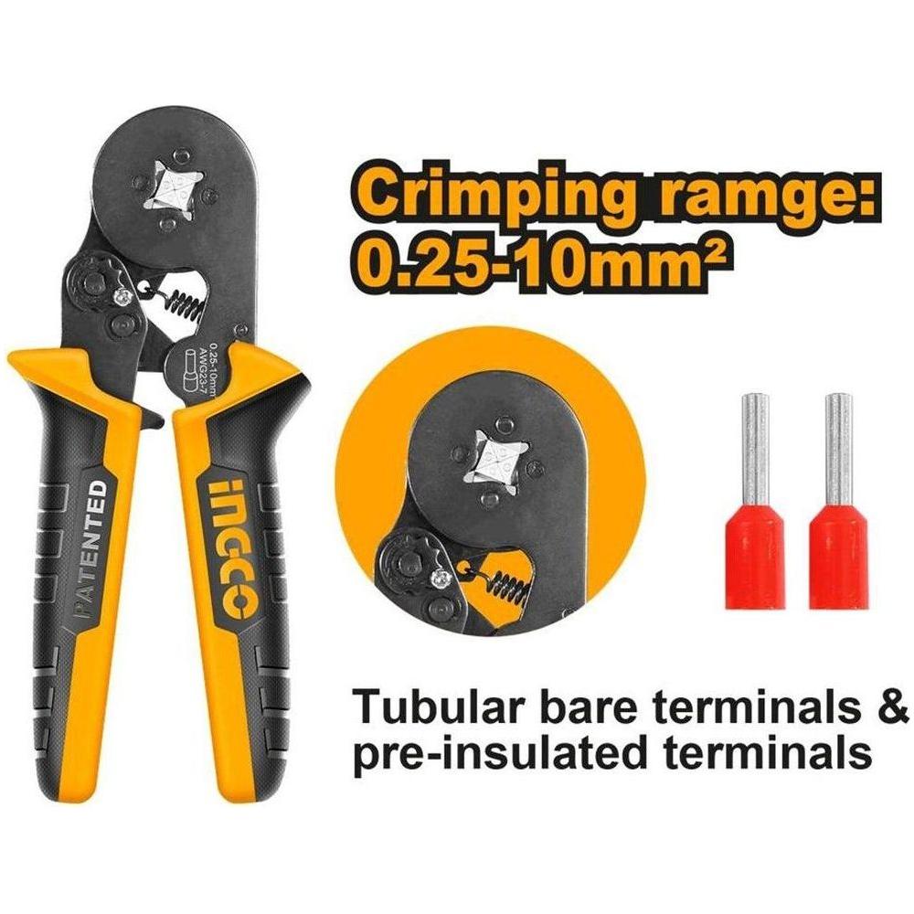 Ingco HRCPG05210 Ratchet Crimping Plier 6" - KHM Megatools Corp. Main image