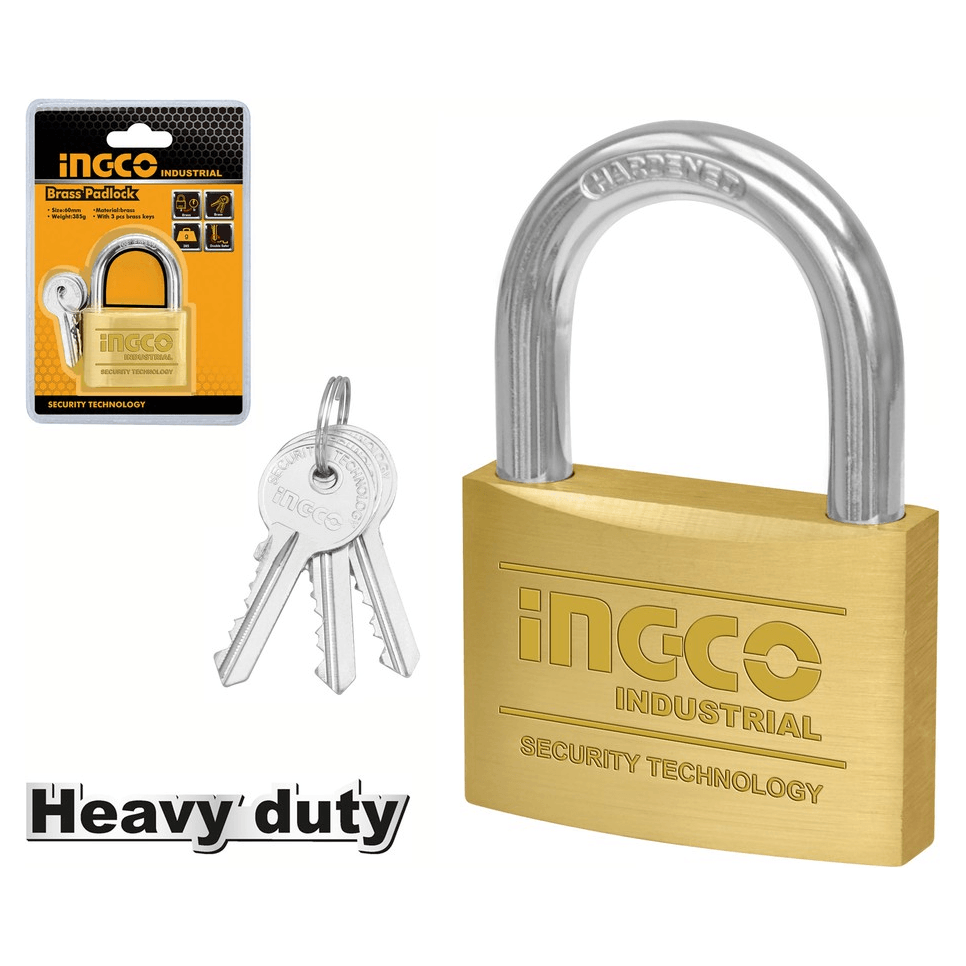 Ingco Brass Padlock - KHM Megatools Corp.