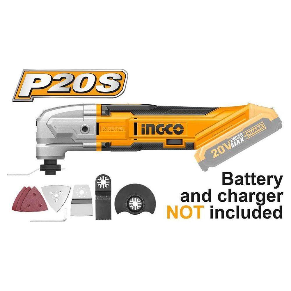 Ingco CMLI2001 20V Cordless Li-Ion Multi-Tool - KHM Megatools Corp. Main image