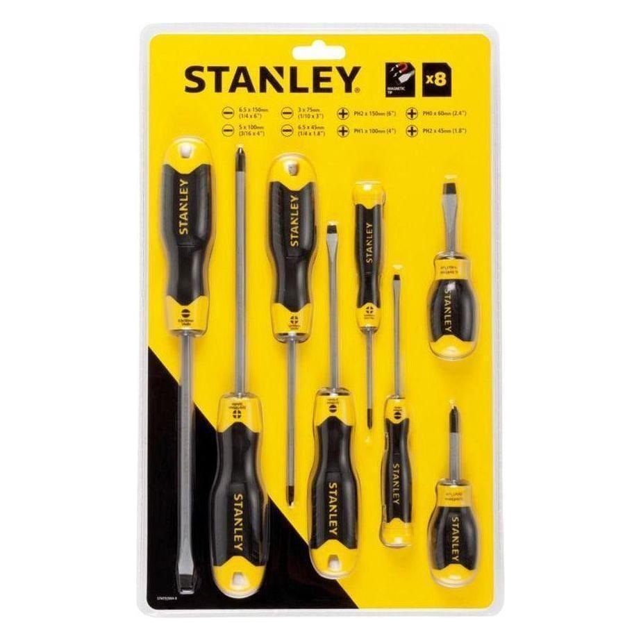 Stanley 92-004 (66-673) Cushion Grip Screwdriver Set 8pcs - KHM Megatools Corp. Main image