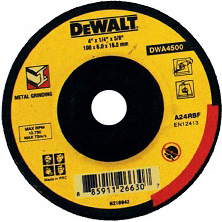 Dewalt DWA4500S Grinding Disc 4" For Stainless Steel - KHM Megatools Corp. Main image
