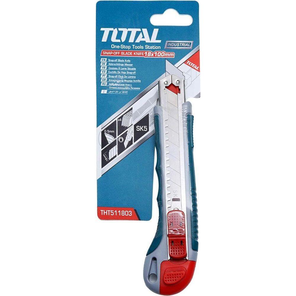 Total THT511803 Snap Off Cutter Knife 168mm | Total by KHM Megatools Corp. Main image