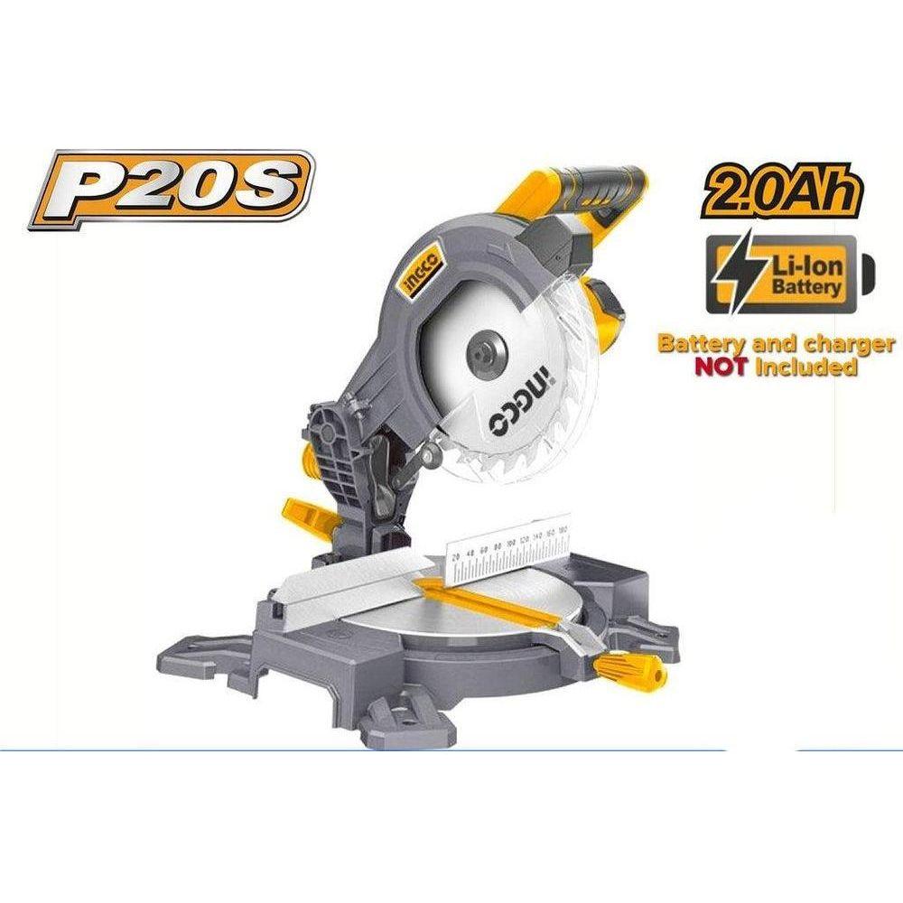 Ingco CMS2001 20V Cordless Li-Ion Mitre Saw 20V - KHM Megatools Corp. Main image