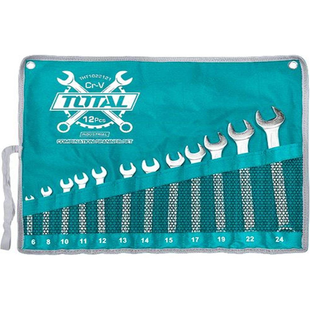 Total THT1022121 Combination Wrench Set 6-24mm - KHM Megatools Corp.