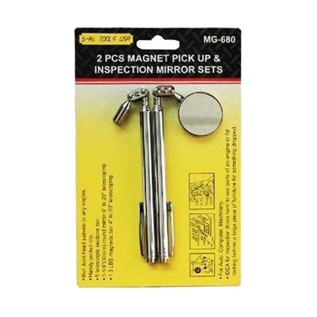 S-Ks MG-680 2pcs Magnetic Pick up & Inspection Mirror | SKS by KHM Megatools Corp. Main image
