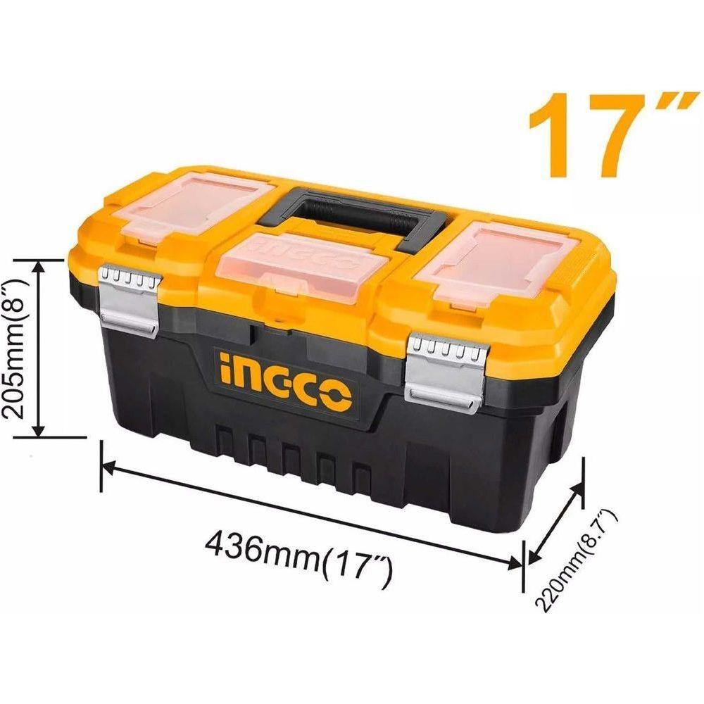 Ingco PBX1702 Plastic Tool Box 17" - KHM Megatools Corp. Main image