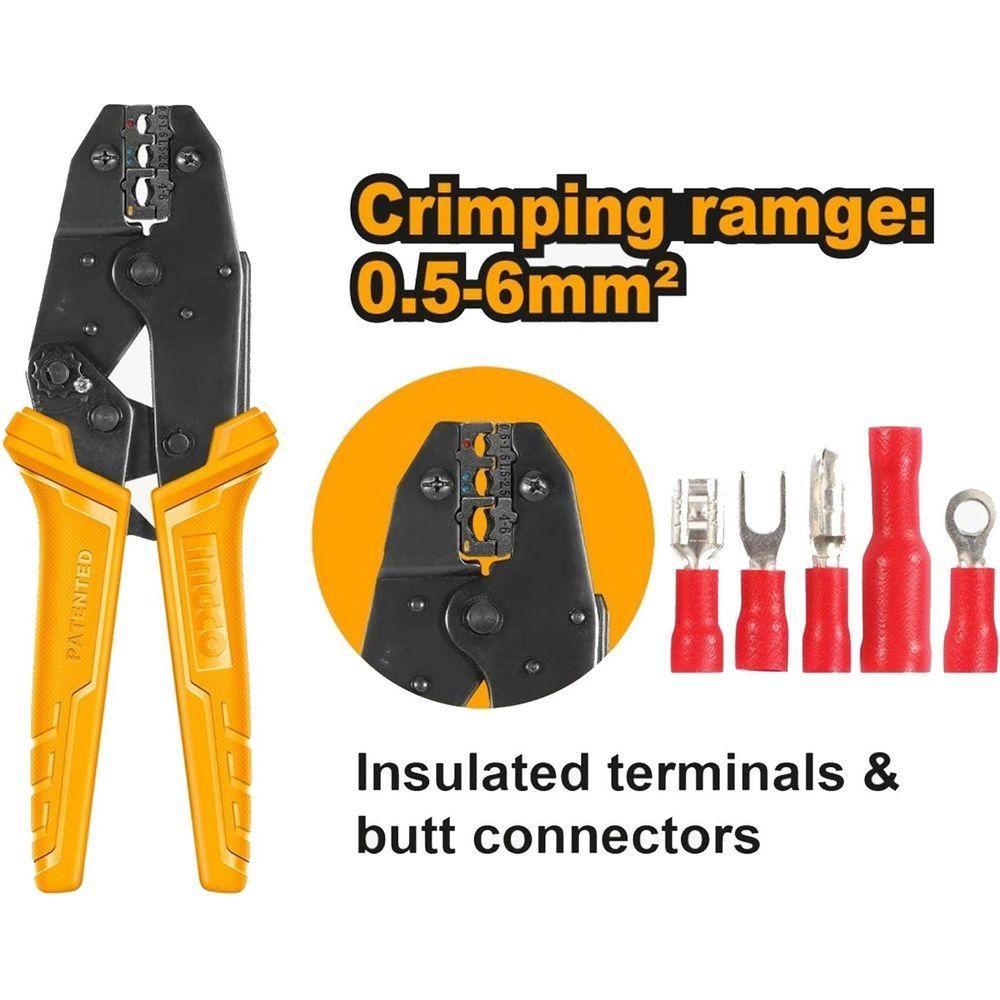Ingco HRCPJ0506 Ratchet Crimping Plier - KHM Megatools Corp. Main image