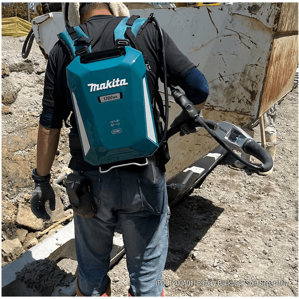 Makita VR004CZ Cordless Concrete Vibrator Shaft / Hose (36V|40V) [Bare] Secondary image
