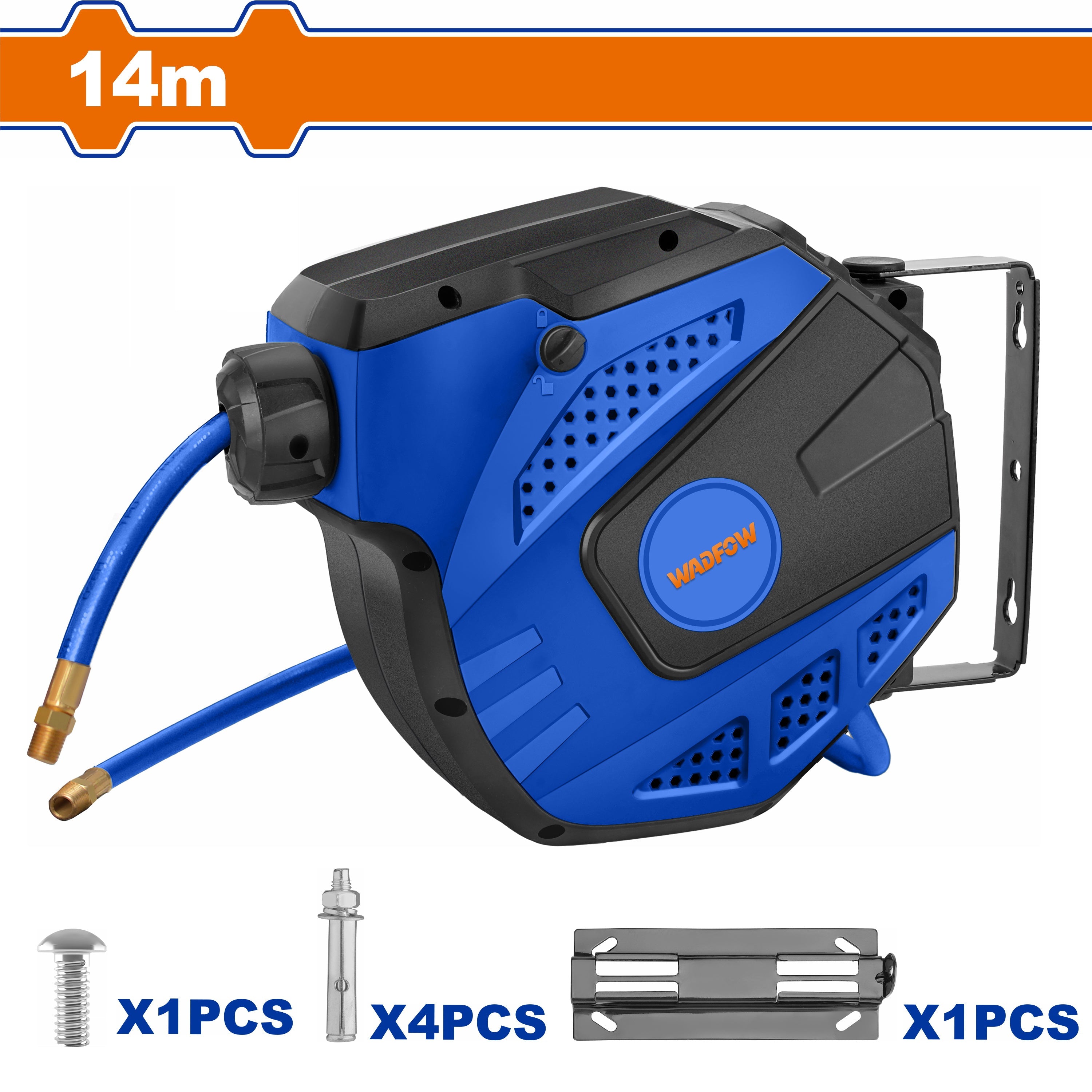 Wadfow WAZ3515 PP Air Hose Reel - ToolsSavvy.ph Main image