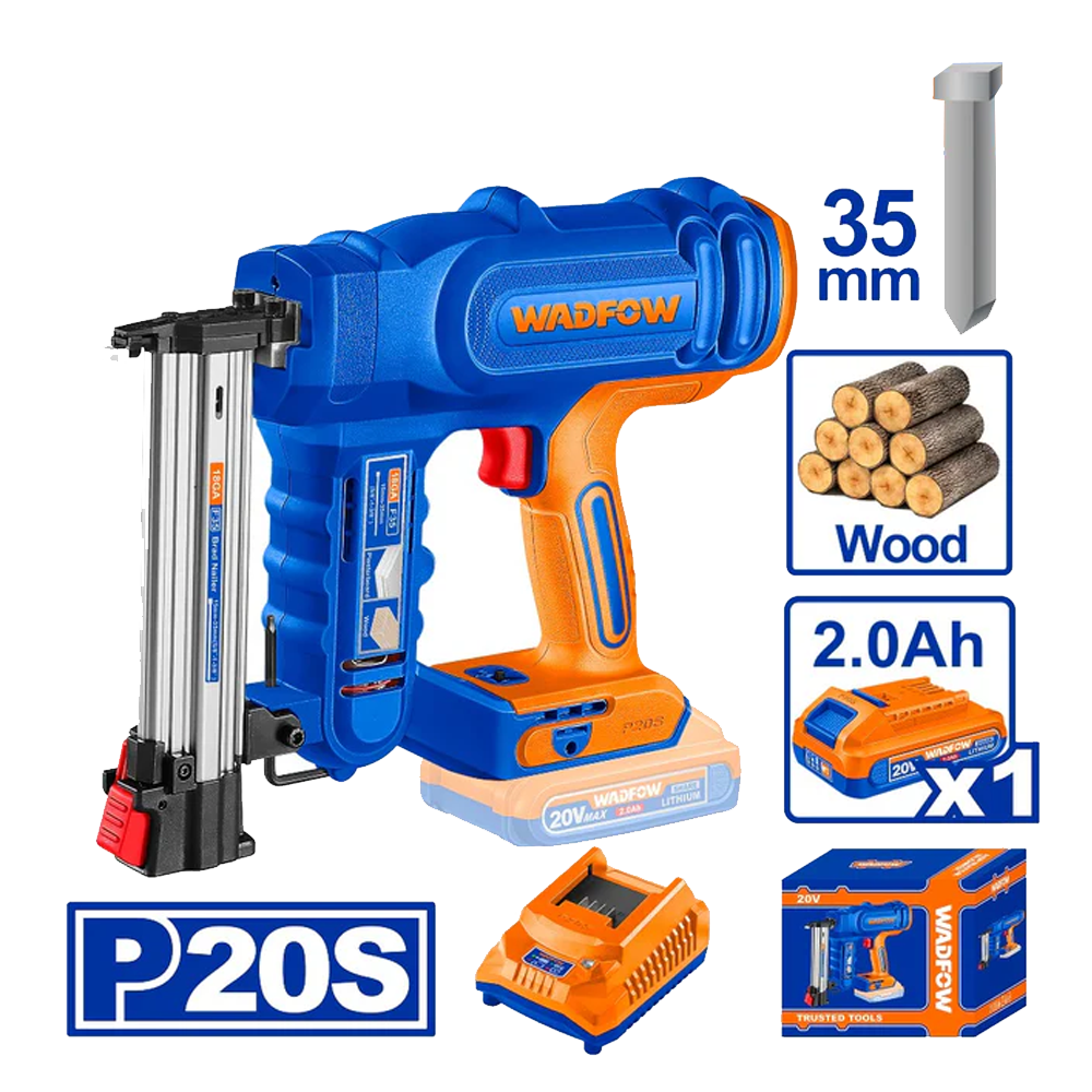 Wadfow WBJ1308 Cordless Brad Nailer - ToolsSavvy.ph