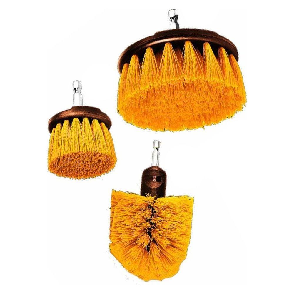 Ingco WCBM0301 Medium Bristle Brush 3Pcs Set - KHM Megatools Corp. Main image