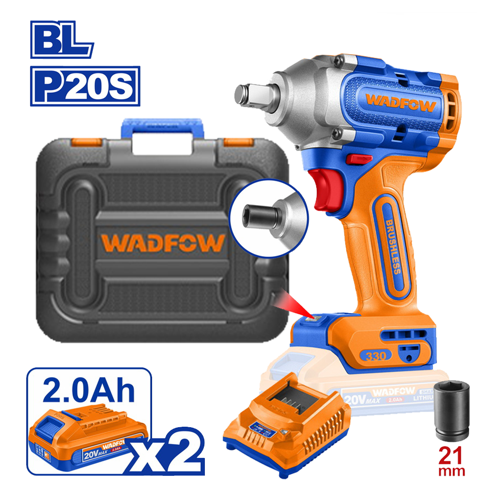 Wadfow WCD1B33 Cordless Impact Wrench 20V - ToolsSavvy.ph