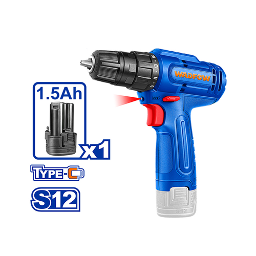 Wadfow WCDS518 Cordless Drill 12V