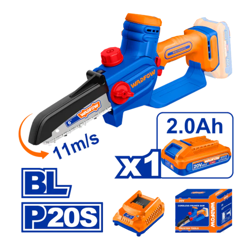 Wadfow WCLP562 Cordless Pruner Saw 20V 6" - ToolsSavvy.ph Main image
