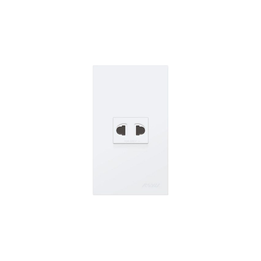 Royu WD111 1-Gang Universal Outlet Set 15A (Wide) | Royu by KHM Megatools Corp. Main image