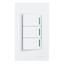 Royu WD515 3-Gang Switch with Reflector 10A (Wide) | Royu by KHM Megatools Corp.