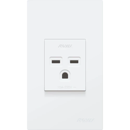 Royu WD901 1-Gang Aircon Outlet Set 20A (Wide) | Royu by KHM Megatools Corp. Main image
