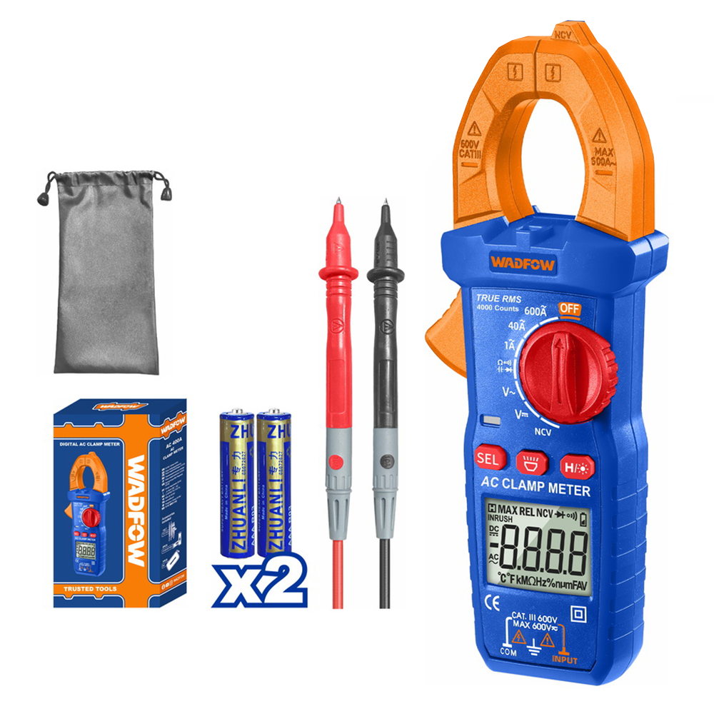 Wadfow WDM8601 Digital AC Clamp Meter - ToolsSavvy.ph