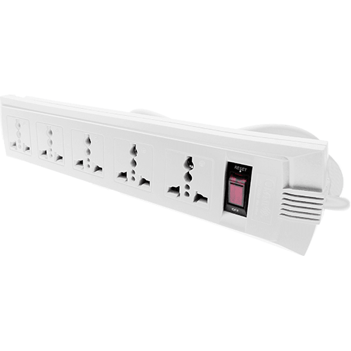 Omni WEU-105-PK Universal Outlet Extension Cord 5-Gang with Switch Secondary image