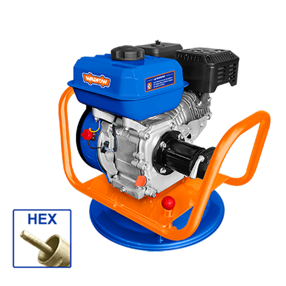Wadfow WGB2A22 Gasoline Concrete Vibrator 5.5HP (HEX Type) 4.0kw - ToolsSavvy.ph