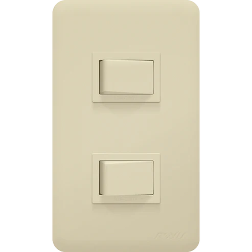 Royu WH603 2-Gang Switch with LED Set 10A (Classic) | Royu by KHM Megatools Corp. Main image
