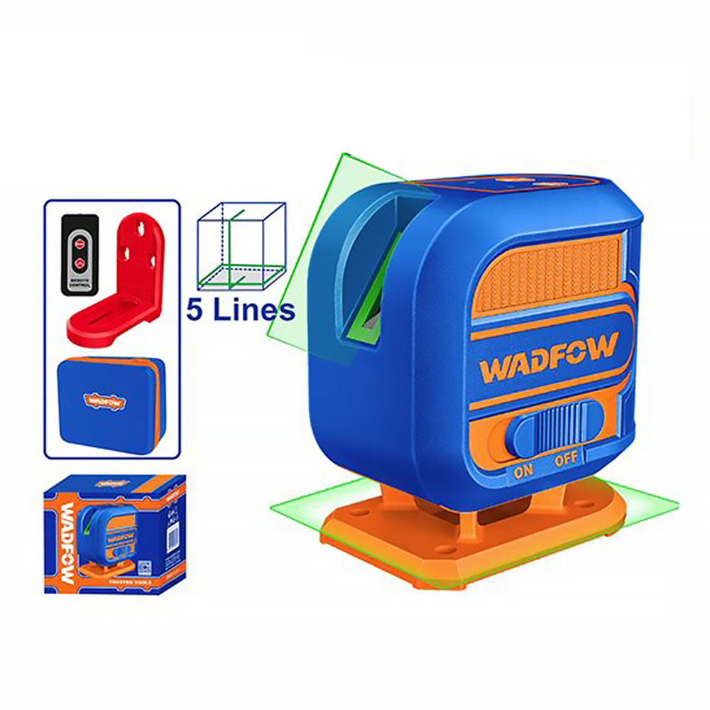 Wadfow WLE3M06 Self-Leveling Line Laser (Green Laser) 0-30m - ToolsSavvy.ph Main image