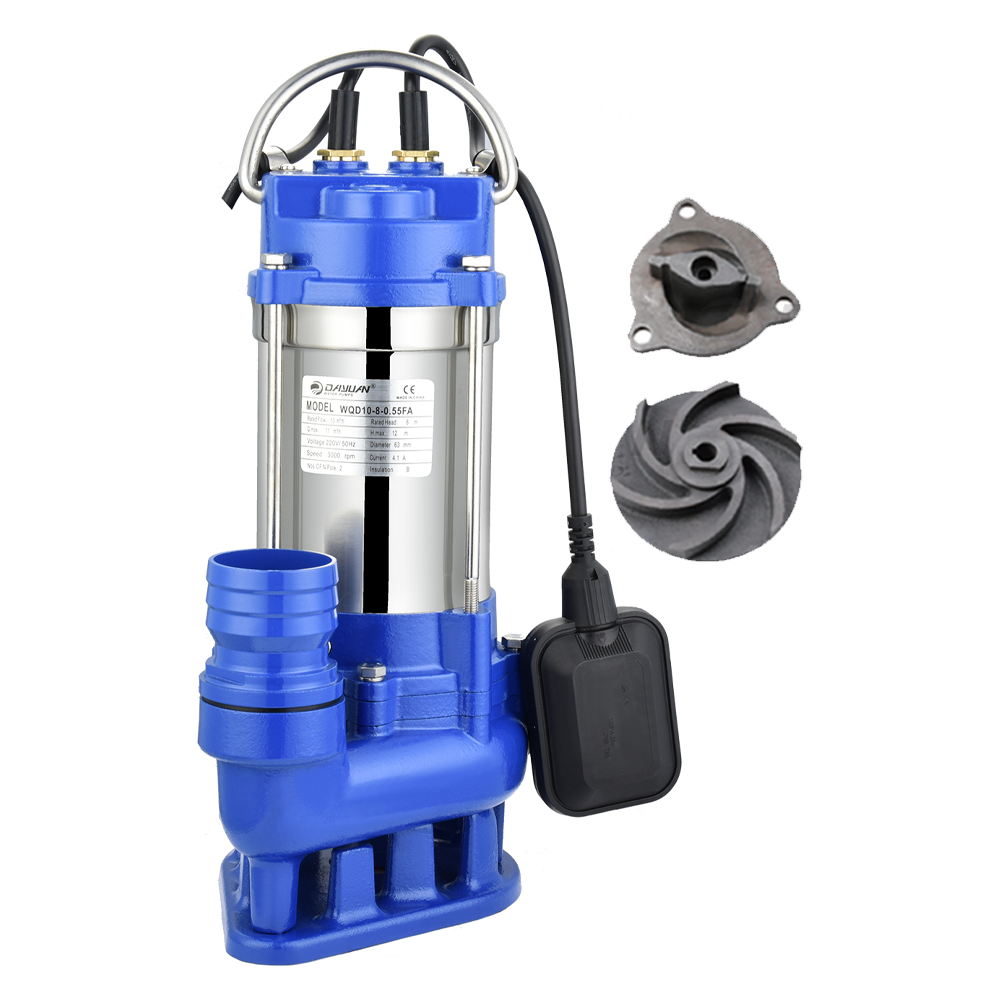 Dayuan WQD7-16-1.5FQG Stainless Steel Submersible Sewage Pump with Cutter 2HP | Dayuan by KHM Megatools Corp. Main image
