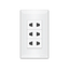 Royu WS115 3-Gang Universal Outlet Set 15A (Super Wide) | Royu by KHM Megatools Corp.