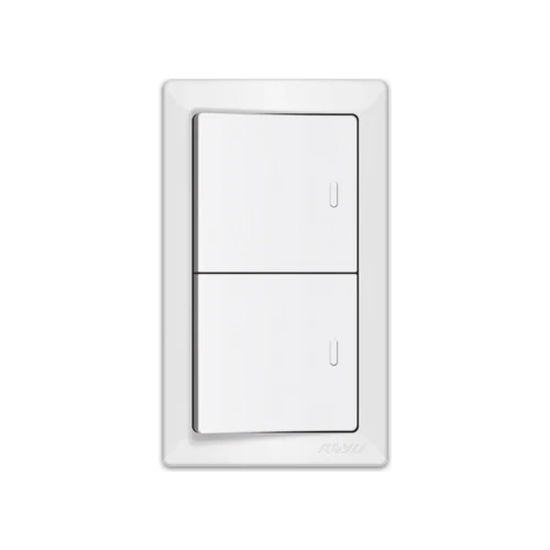 Royu WS513 2-Gang Switch Set 10A (Super Wide) | Royu by KHM Megatools Corp. Main image