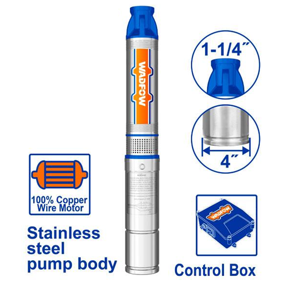Wadfow WWPD60 Deep Well Pump 4" - ToolsSavvy.ph