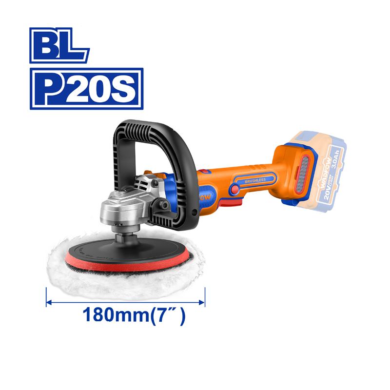 Wadfow WHL1B18 Cordless Brushless Polisher 20V (Bare) - ToolsSavvy.ph Main image