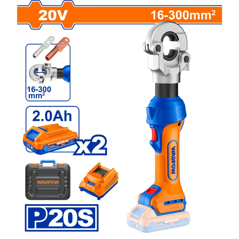 Wadfow WHT2M30 Cordless Hydraulic Crimping Tool 20V - ToolsSavvy.ph Main image