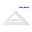 Wadfow WSR2207 Metric Speed Square 180mm - ToolsSavvy.ph