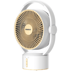 Firefly FEL663 Rechargeable Wooden Design Circulator Fan with Night Lamp