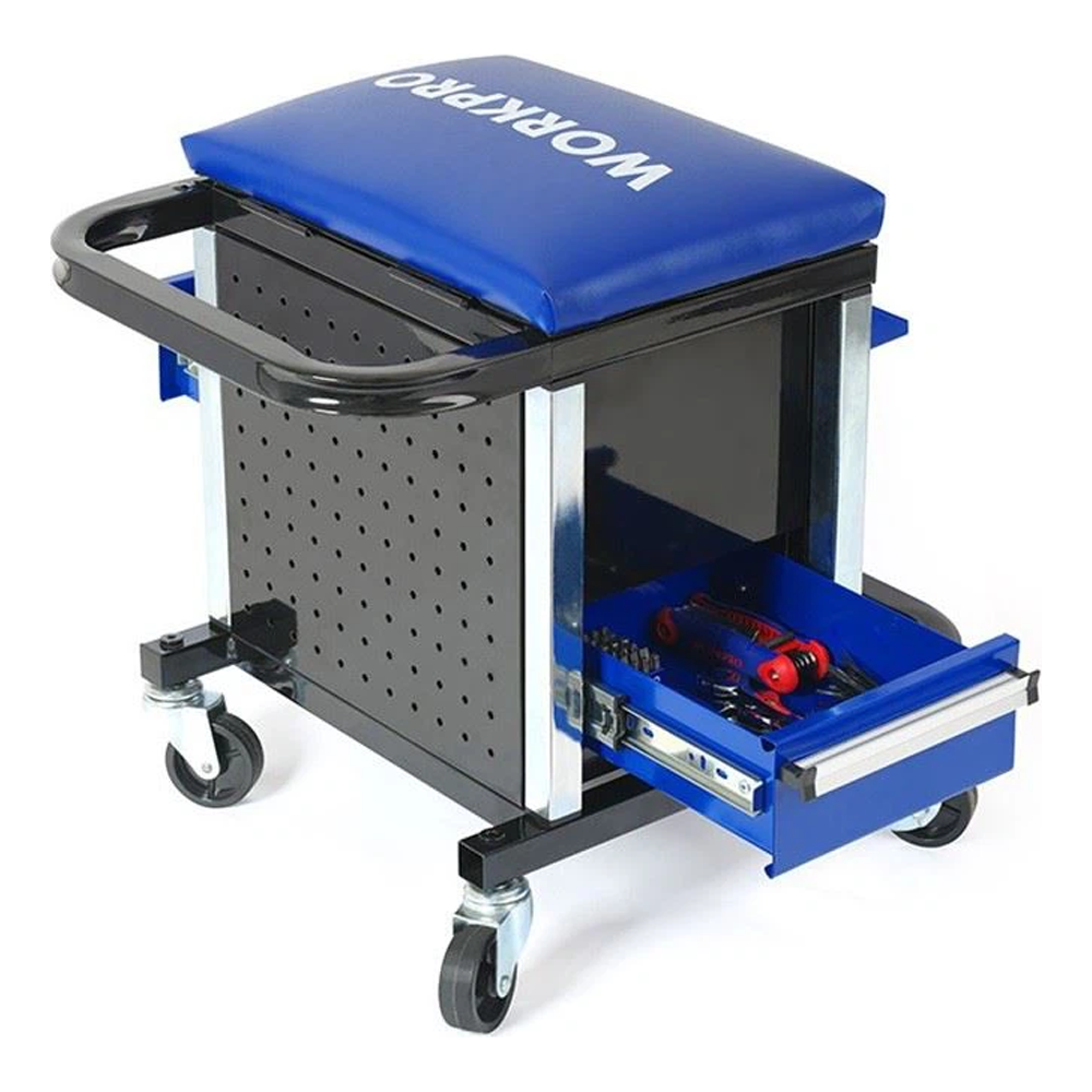 Workpro WP209036 Roller Seat with Tool Set 136Pcs | Workpro by KHM Megatools Corp.