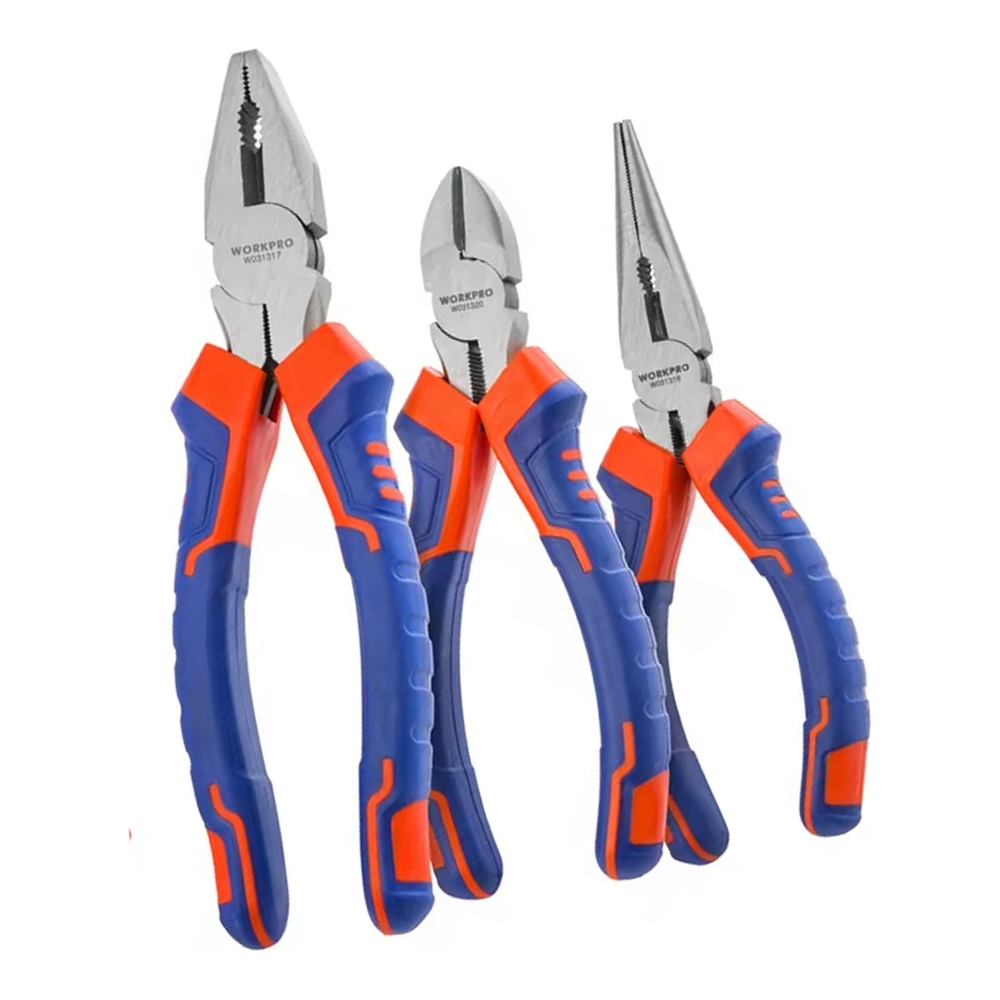 Workpro WP201007 Plier Set 3 Pcs | Workpro by KHM Megatools Corp. Main image