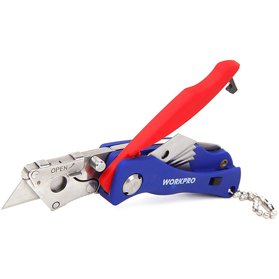 Workpro W011008WE Mini Folding Utility Knife | Workpro by KHM Megatools Corp. Main image