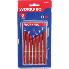 Workpro W021167WE Precision Screwdriver Set 6PCs | Workpro by KHM Megatools Corp.