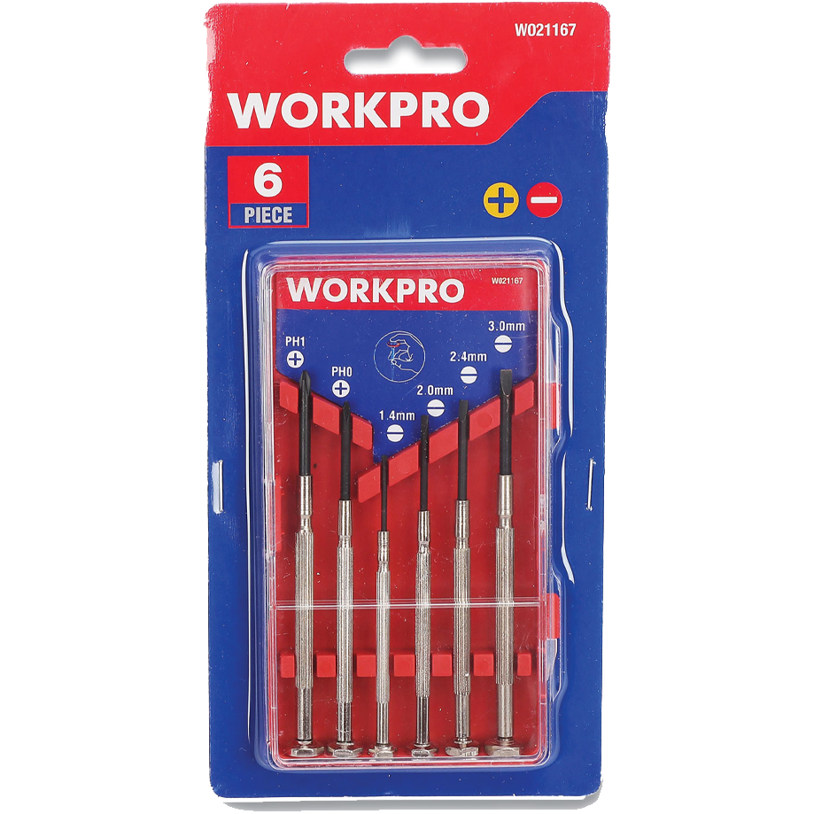 Workpro W021167WE Precision Screwdriver Set 6PCs | Workpro by KHM Megatools Corp. Main image
