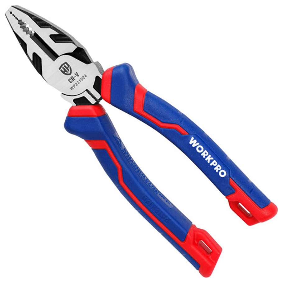 Workpro WP231026 CR-V Combination Plier 8"