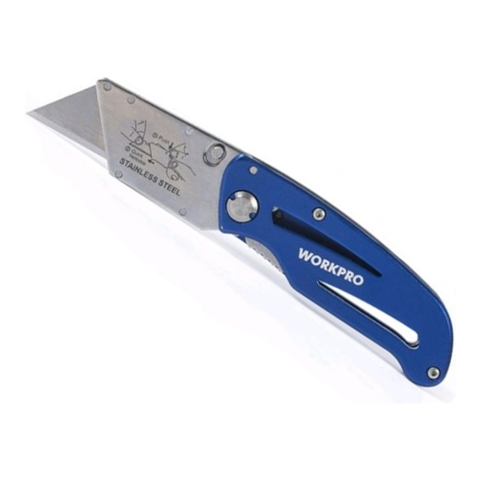 Workpro W011002WE Folding Utility Knife | Workpro by KHM Megatools Corp. Main image