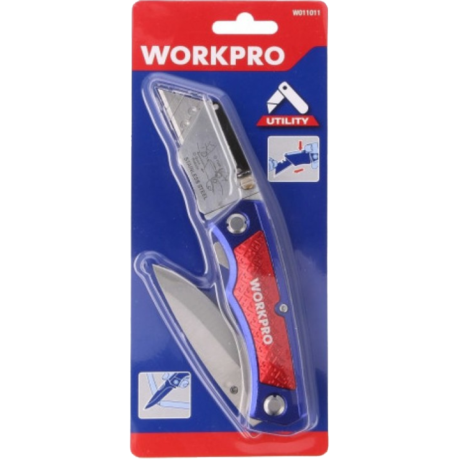 Workpro W011009WE Folding Utility Knife | Workpro by KHM Megatools Corp. Main image